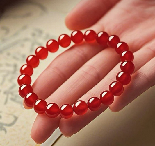 Red Agate Energy Bracelet – Stability, Confidence & Protection